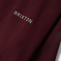 BRIXTON EMBROIDERED HEAVY WEIGHT CREW