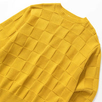 SERVICE WORKS CHECK KNIT CREWNECK