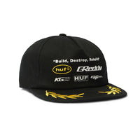 HUF X GREDDY TEAM SNAPBACK HAT