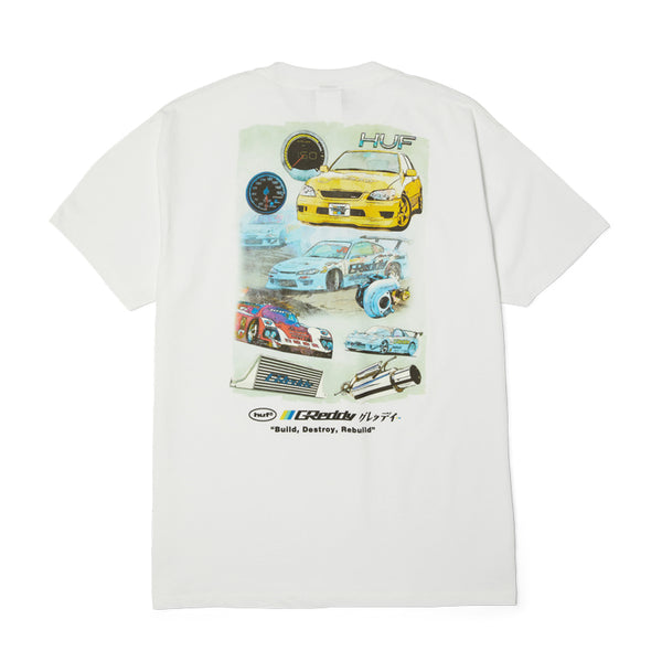 HUF X GREDDY PARTS S/S TEE