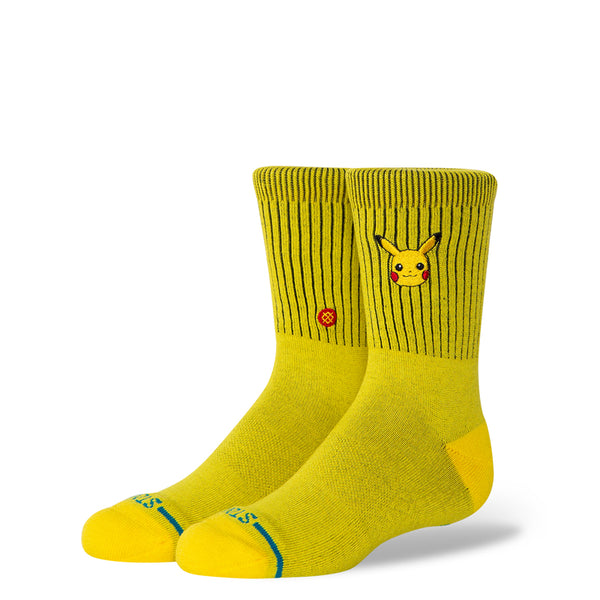 STANCE PIKACHU KIDS CREW SOCKS