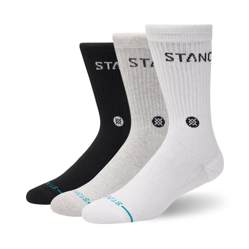 STANCE ORIGIN 3 PACK CREW SOCKS