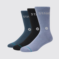 STANCE ORIGIN 3 PACK CREW SOCKS