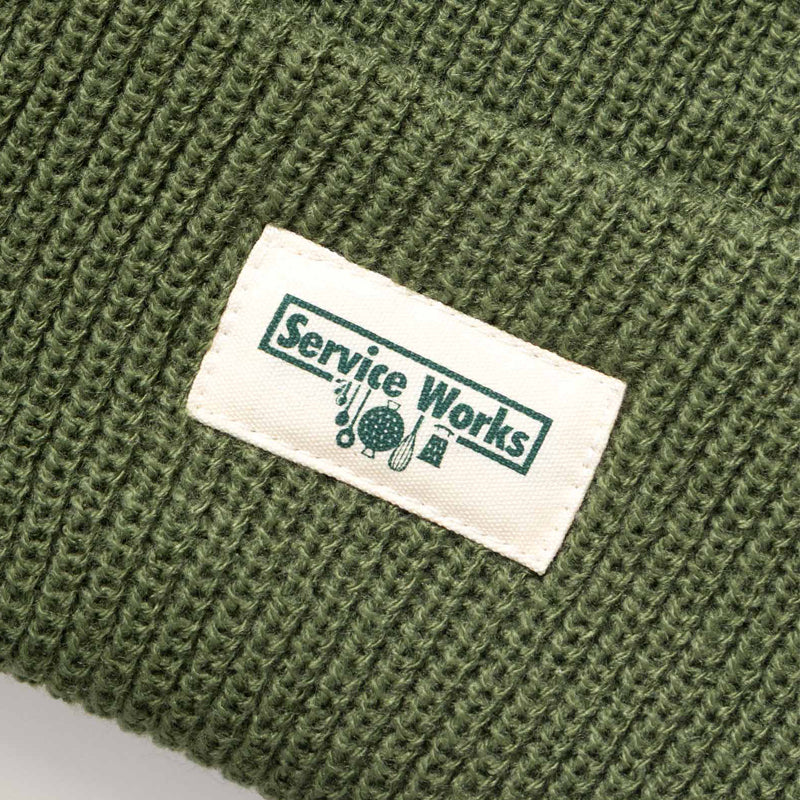 SERVICE WORKS TASSLE BEANIE