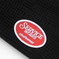 SERVICE WORKS WAFFLE PATCH BEANIE