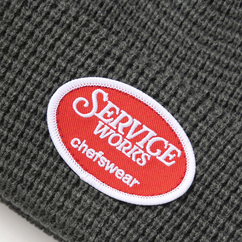 SERVICE WORKS WAFFLE PATCH BEANIE