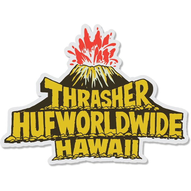 HUF X THRASHER MELTDOWN STICKER