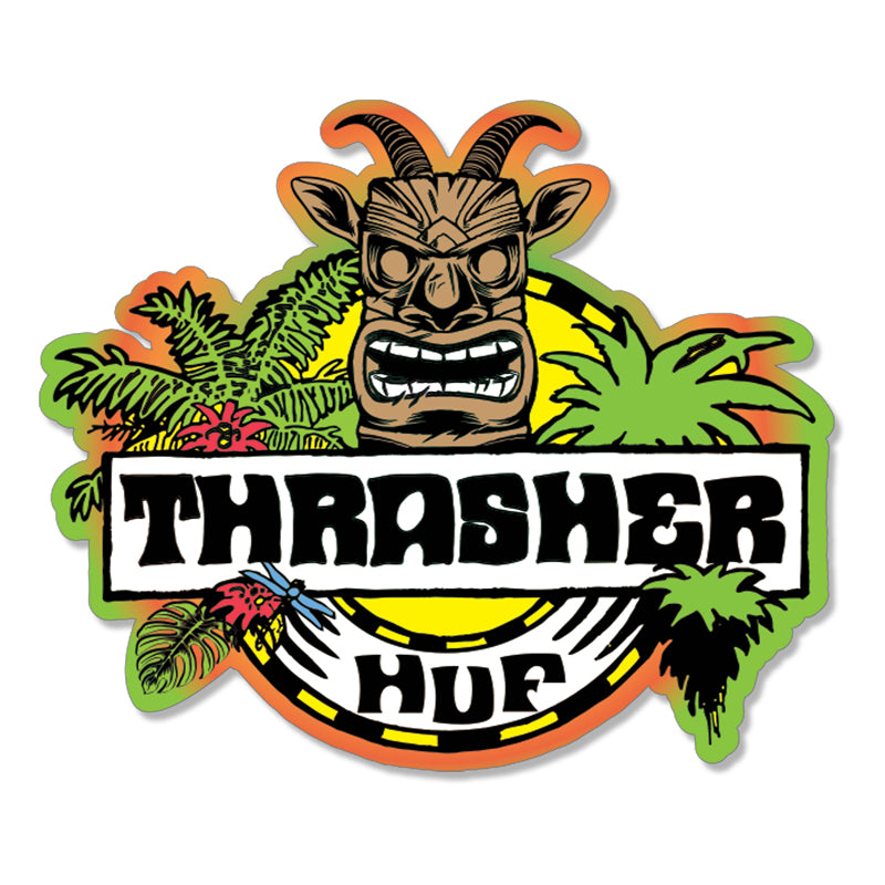 HUF X THRASHER STICKER