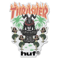HUF X THRASHER GOAT LUAU STICKER