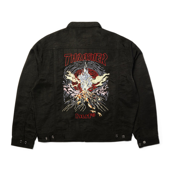 HUF X THRASHER TRUCKER JACKET
