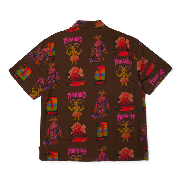 HUF X THRASHER HAWAIIAN SHIRT