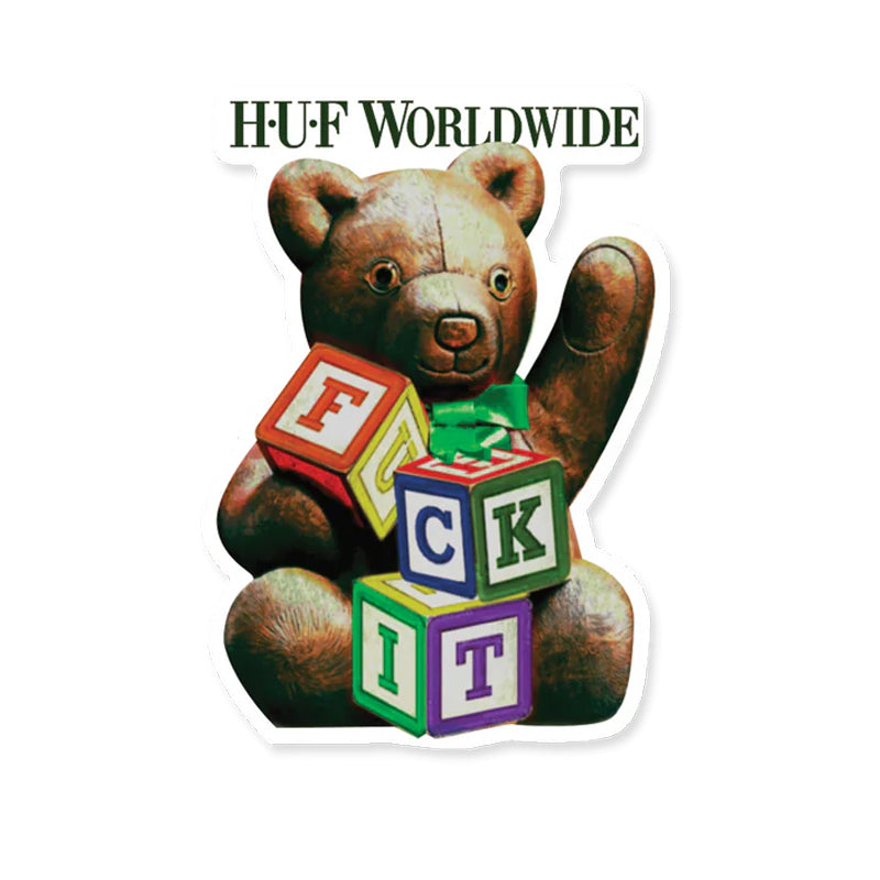 HUF GIFT BEAR STICKER