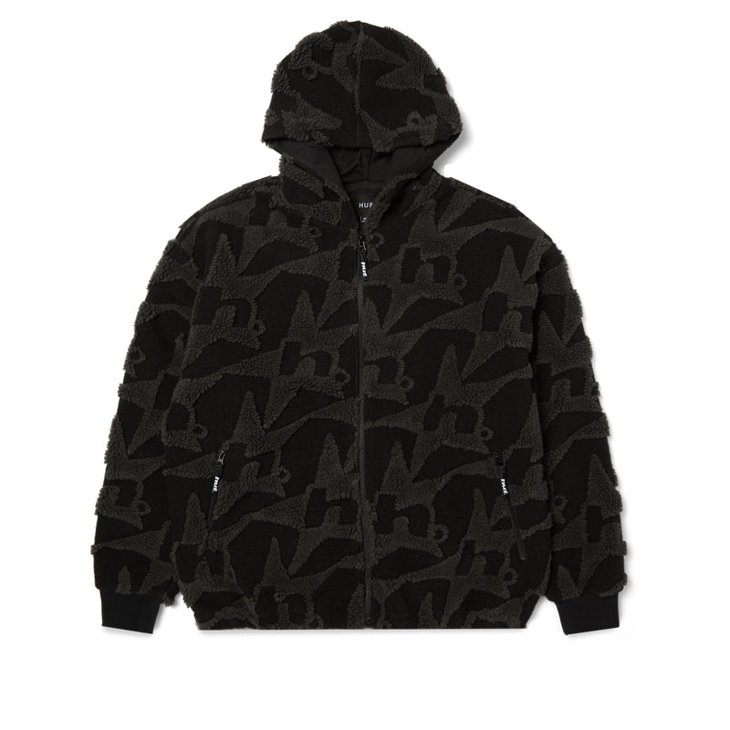 HUF H STAR REPEAT HIGH PILE JACKET