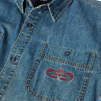 HUF WORLDWIDE CLOTHIERS DENIM SHIRT