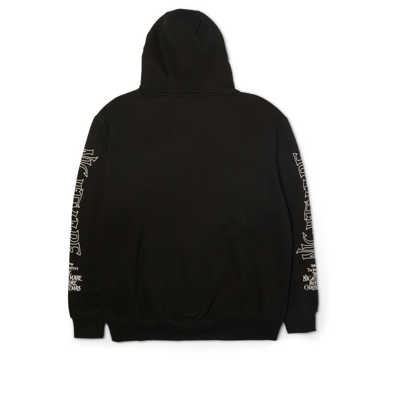 HUF X NIGHTMARE BEFORE CHRISTMAS JACK SKELLINGTON P/O HOODIE