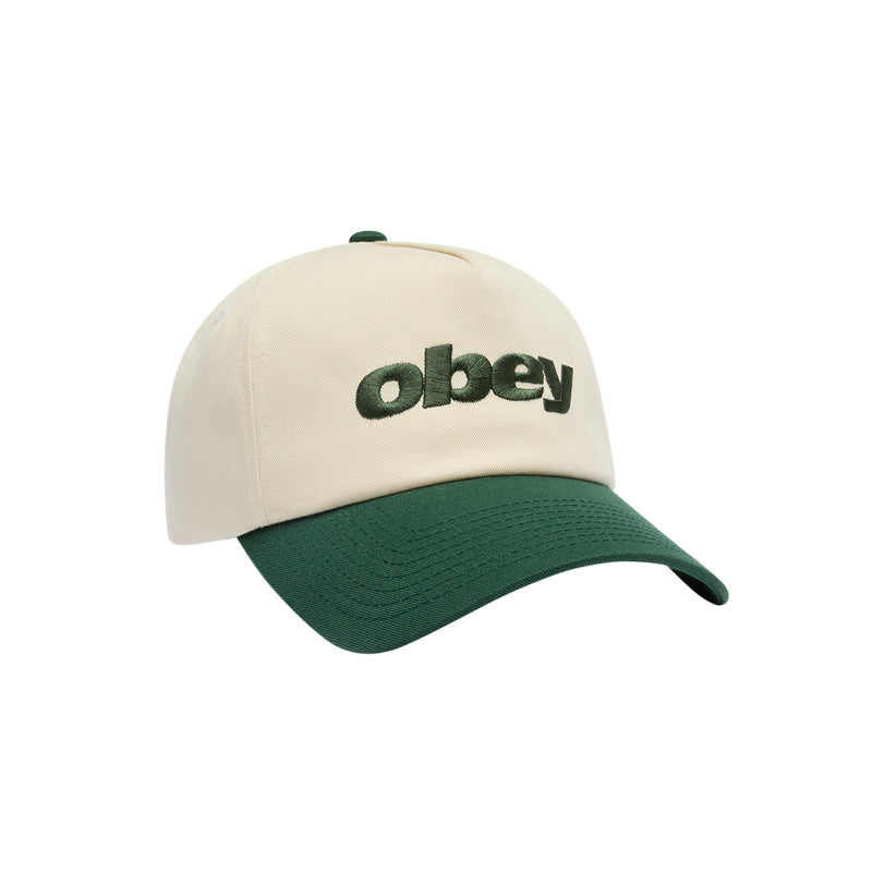 OBEY DELTA 5 PANEL STRAPBACK HAT