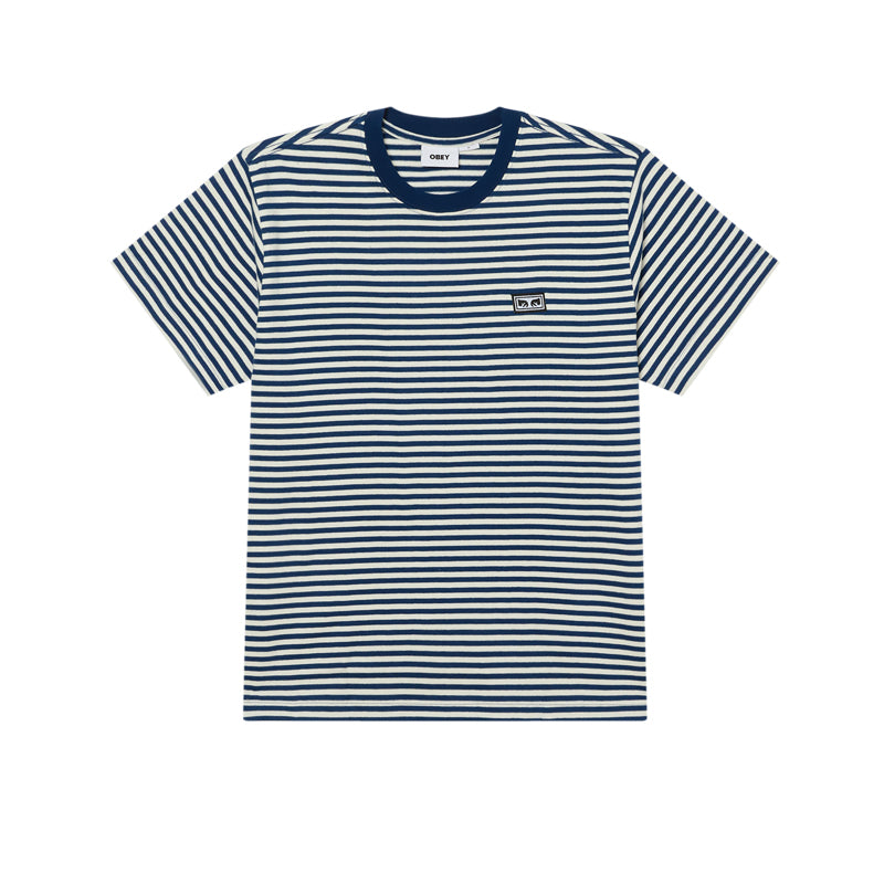 OBEY ESTABLISHED WORKS EYES STRIPE II SS TEE