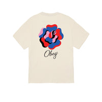 OBEY PAPER ROSE TEE