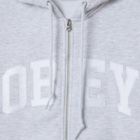 OBEY COLLEGIATE ZIP HOOD FLEECE