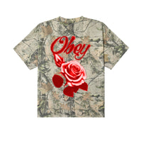 OBEY AIRBRUSHED ROSE TEE