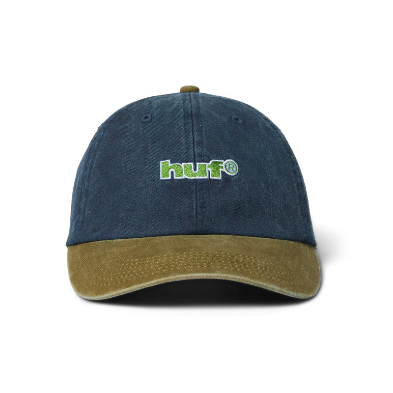 HUF TWO TONE 89 WASHED 6 PANEL HAT