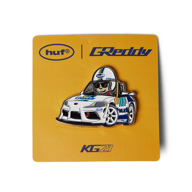 HUF X GREDDY GUSHI PIN