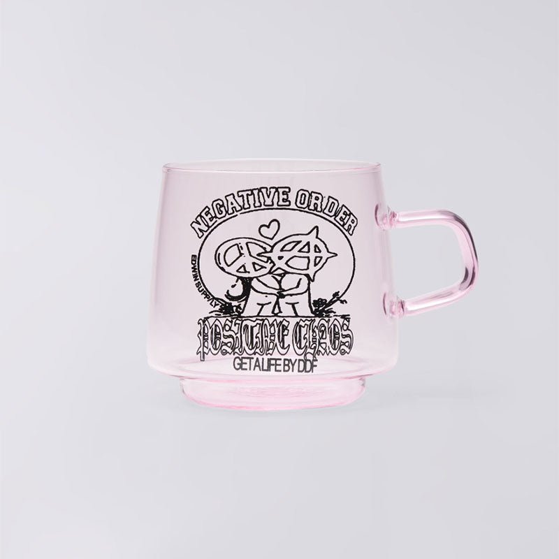 EDWIN GLASS COFFEE CUP - POSITIVE CHAOS