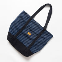 SERVICE WORKS PINSTRIPE DENIM TOTE BAG