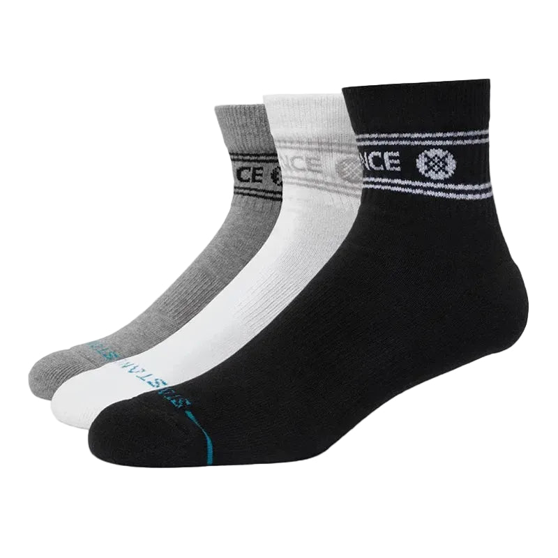 STANCE VITAL 3 PACK QUARTER SOCKS