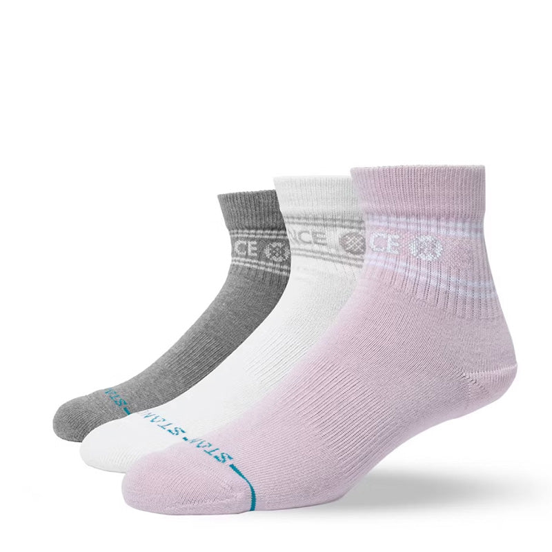 STANCE VITAL 3 PACK QUARTER SOCKS