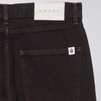 EDWIN COSMOS PANT COFFEE BEAN OVERDYED