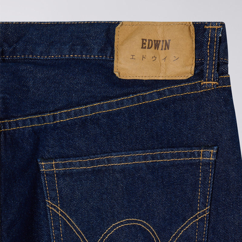 EDWIN REGULAR TAPERED JEANS MADE IN JAPAN - BLUE RINSED