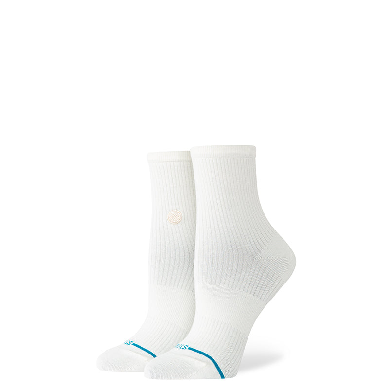 STANCE FINE RIB QUARTER SOCKS