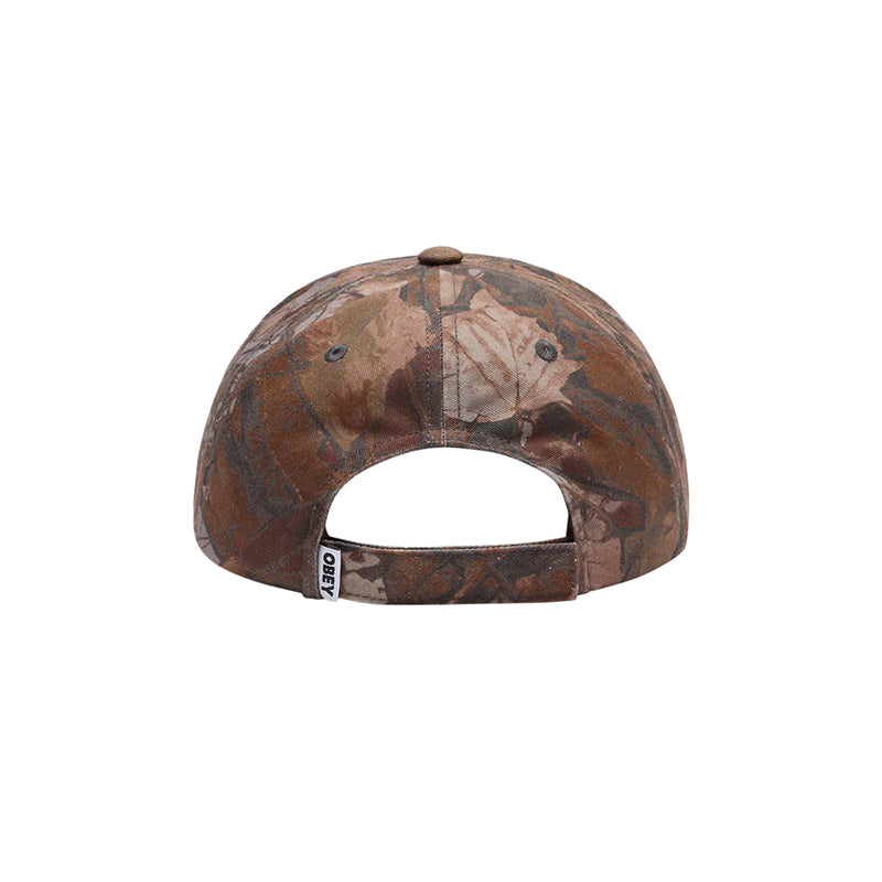 OBEY ICON EYES PIGMENT 6 PANEL VELCRO HAT - CAMO