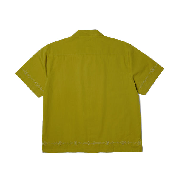 HUF PINSTRIPE EMB S/S RESORT SHIRT