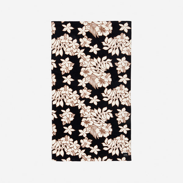 SLOWTIDE OLINDA BEACH TOWEL - BLACK