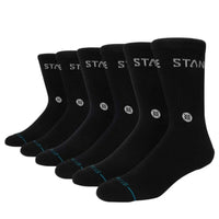STANCE ORIGIN 6 PACK CREW SOCKS