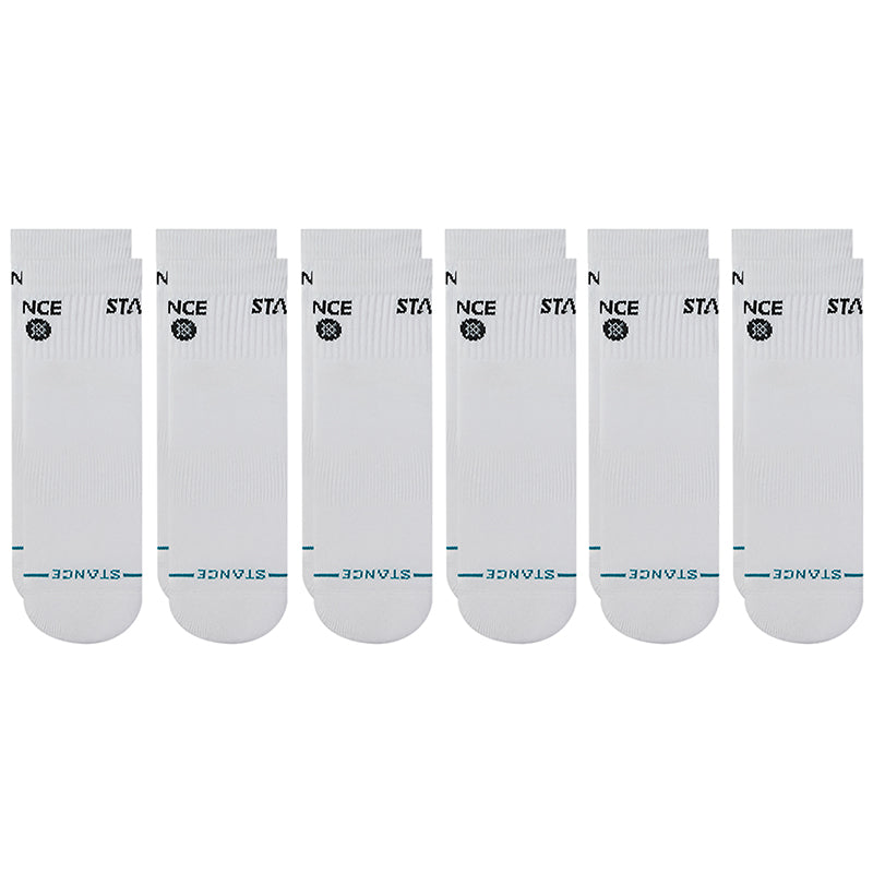 STANCE ORIGIN 6 PACK QUARTER SOCKS