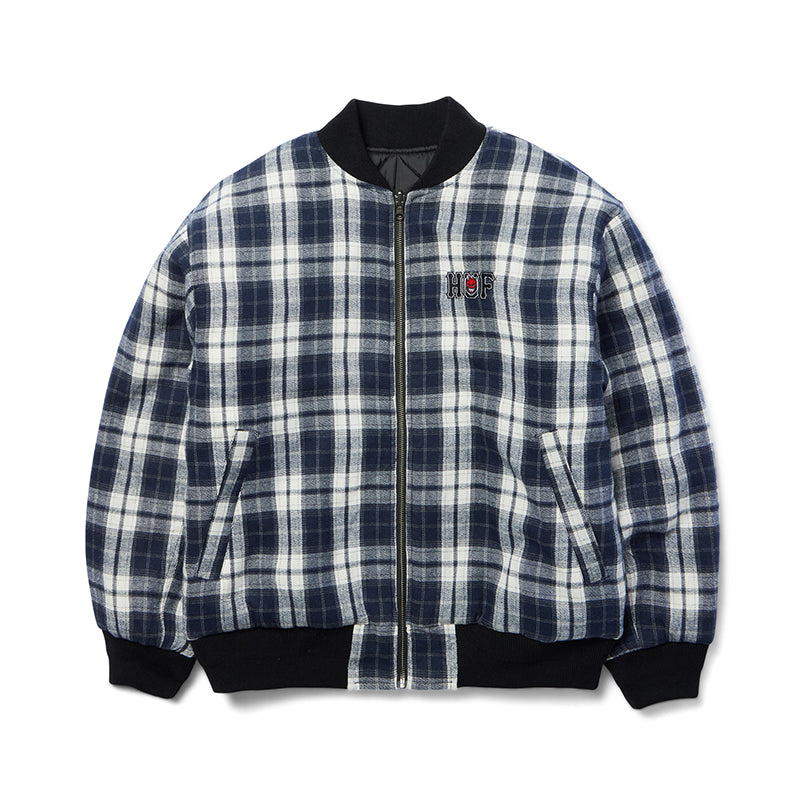 HUF X SPITFIRE REVERSIBLE PLAID JACKET