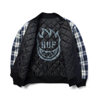 HUF X SPITFIRE REVERSIBLE PLAID JACKET
