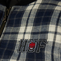 HUF X SPITFIRE REVERSIBLE PLAID JACKET