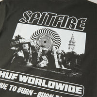 HUF X SPITFIRE BURN SS HEAVYWEIGHT TEE
