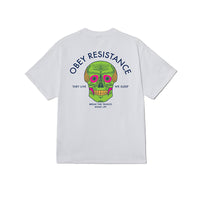 OBEY RESISTANCE SKULL TEE