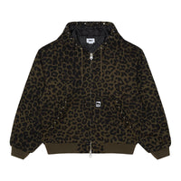 OBEY STUDDED ZIP UP JACKET
