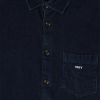 OBEY TOMMY CORDUROY WOVEN LS