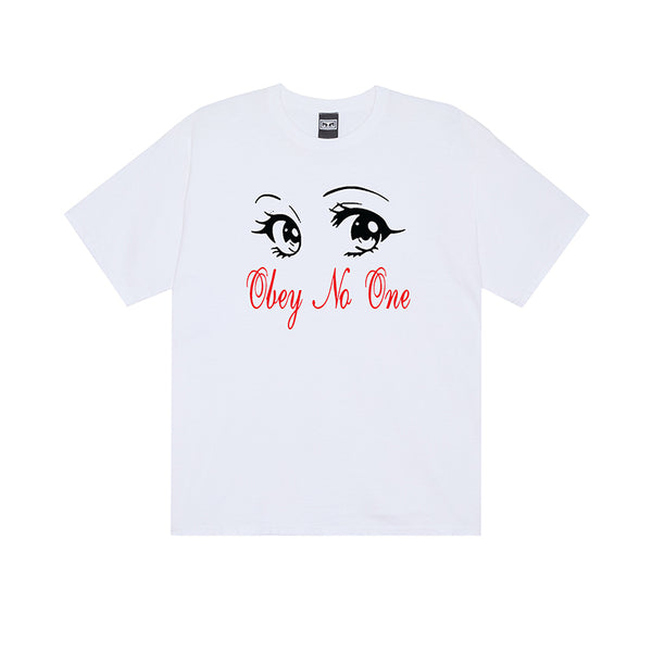 OBEY NO ONE EYES TEE