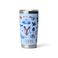 YETI RAMBLER TUMBLER 20 OZ - SUMMER CAMP COLLECTION