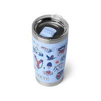 YETI RAMBLER TUMBLER 20 OZ - SUMMER CAMP COLLECTION