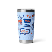 YETI RAMBLER TUMBLER 20 OZ - SUMMER CAMP COLLECTION