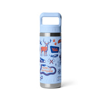 YETI RAMBLER STRAW BOTTLE 18 OZ - SUMMER CAMP COLLECTION